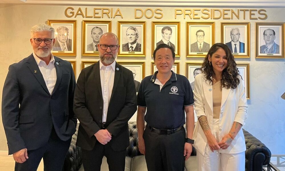 Celírio Inácio, Pavel Cardoso, Qu Dongyu e Noelle Rocha - ABIC