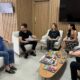 Reunião prefeito Roberto Dorner, Filipe da Pz e Scheila