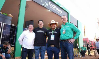 Julian Tonioli e Leo Pinho, da Auddas, Anderson e Fred, da Ecopower.