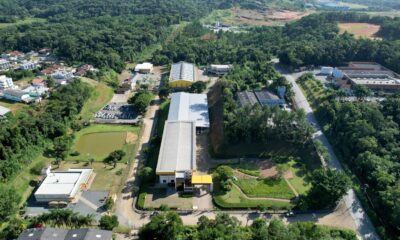 Legenda: Sede da Selgron, em Blumenau (SC) Créditos: Divulgação Selgron